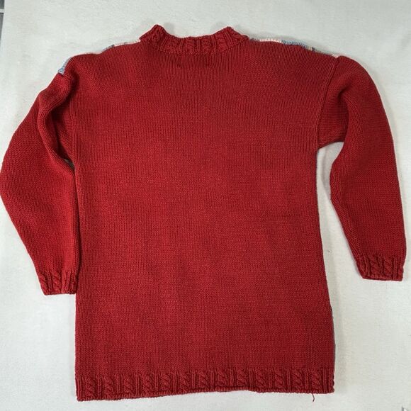 Vintage Heirloom Collectibles Christmas Sweater Red Shopping Graphics - Picture 6 of 9